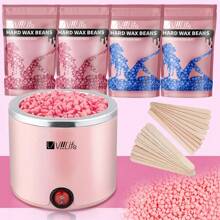 200cc Pink Waxing Kit Wax Heater Warmer Hair Removal Machine For Hand Foot Body SPA Epilator Paraffin Wax Pot