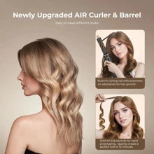 ATOPSKINS 5-In-1 Hot Air Styler & Dryer By - Ionic Hair Enhancer, Detachable Structure, Touch, Fluffy Finish, For Wet/Dry Hair