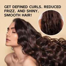 Moroccan Curl Defining Cream Hydrating Argan Oil Hair Mask Curl Cream For Enhances Wavy Hair And Curly Hair, Smoothing Curling Cream Detangles, Conditions And Reduces Frizz