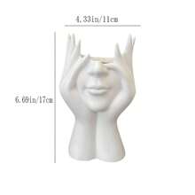 1pc Human Form Decorative Desk Organizer, Multi-Functional Pen/Makeup Brush Holder ,Jewellery Box,Pouch,Makeup Brush Holder,Brush Holder,Perfume Organiser,Pouch Bag