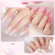 Ftmy FTMY The Nail Technician's Same Extension Gel Nail Polish Tool Set Includes Extension Glue, Rhinestones, Nail Brushes, Mini Lights, Etc., Making It Easy To DIY Professional Nails At Home, And The Party Can Amaze The Audience Every Day