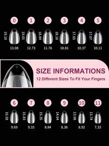 120/240Pcs Short Almond Nail Tips Soft Gel Clear Gelly Nail Tips Half Matte Full Cover Nail Tips Acrylic Pre-Filed Press On Fake Nail Tips For Nail Extension Home DIY Manicure Press On Nails Nail Supplies