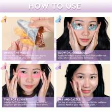 Eye Patches Under Eye Mask Skincare Hyaluronic Acid Under Eye Patches For Teen Girls Puffy Eyes And Dark Circles 24k Gold,Hyaluronic Acid,Rose,Eye Mask Pads Eye Bag Eye Treatment Skin Care(30Pairs)