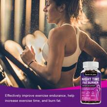 GREENPEOPLE Night Time Fat Burner Pills Weight Loss Support Metabolism Supplement