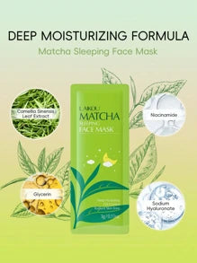 Unisex Adult 100-Piece Hypoallergenic Facial Mask Set, Combination Skin Moisturizing Care With Glycerin, 10 Varieties, Travel Skincare Kits – Cherry Blossom, Matcha, Seaweed & More