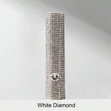 One USB Rechargeable Handheld Nail Lamp With Diamond Inlay And LED LCD Display Screen, Easy To Control Curing Time; Handheld Straight Design, Mini Portable Curing Lamp, Wearing Nail Curing Machine UV Therapy Machine, Hexagonal Diamond Model, Straight Nail