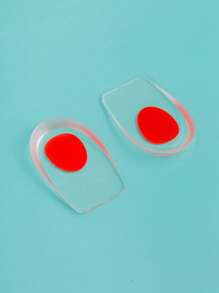 2pcs/4pcs/6pcs Unisex Gel Silicone Insoles - Cushioned Insoles For Walking, Running, Hiking, All-Day Standing - Heel Pads - Suitable For Sneakers, Boots, Etc. - Soft Textured Material, Foot Care