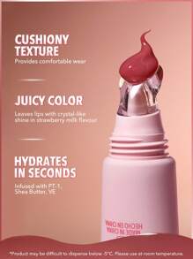 SHEGLAM Crystal Glaze Moisturizing Lip Care-Strawberry Milk Moisturizing Clear Lip Care Clear Watery Mirror Lip Care Hydrating Reduce Lip Fine Lines Lip Makeup Brand Beauty Makeup Face Paint Cosmetic For Women Girls Perfect For Fall Winter Ideal For Y2K F
