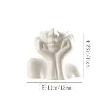 1pc Human Form Decorative Desk Organizer, Multi-Functional Pen/Makeup Brush Holder ,Jewellery Box,Pouch,Makeup Brush Holder,Brush Holder,Perfume Organiser,Pouch Bag