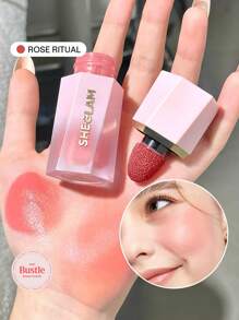 SHEGLAM Color Bloom Liquid Blush Matte Finish-Rose Ritual Gel Cream Blush Long Lasting Non-Fading Highly Pigmented Lightweight Long Wear Smooth Blusher Pink Brown Blush Rare Brand Beauty Makeup Face Paint Cosmetic For Women Girls Perfect For Fall Winter I