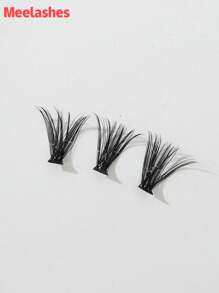 40pcs False Eyelashes Set, High Capacity Hot-Melt Natural Beginner Single Cluster DIY Segmental Eyelashes Kitlash Clusters Kit,Lashes,Eyelashes,Fake Lashes