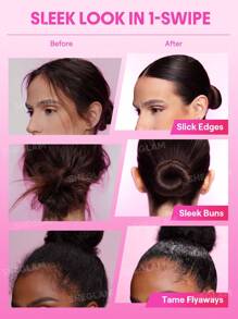 SHEGLAM HAIR Locked in Glossy Shine Strong Styling Stick-30g,Hair Smooth Wax Stick,Flyaway Hair Control,Elegant Sticks,Long-Lasting Hold,Sleek Look In 1-Swipe,Non-Sticky & Non-Greasy,Flake-Free & Zero White Cast,Cranberry Scent Made For All Hair Types|Str