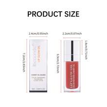 ibcccndc SHEIN X Milania Clear Lip Oil, Long Lasting Hydrating Lip Gloss Tinted Lip Balm Non-Sticky Revitalizing, Transparent Lip Care Oil For Dry Lip