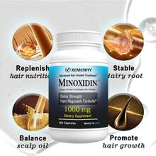 XEMENRY Minnoxidin - Extra Strength Hair Regrowth Formula,Prevent Hair Loss - 120pcs