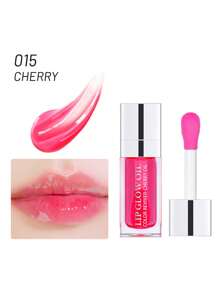 ibcccndc SHEIN X Milania Clear Lip Oil, Long Lasting Hydrating Lip Gloss Tinted Lip Balm Non-Sticky Revitalizing, Transparent Lip Care Oil For Dry Lip