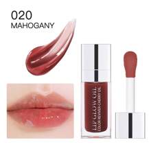 ibcccndc SHEIN X Milania Clear Lip Oil, Long Lasting Hydrating Lip Gloss Tinted Lip Balm Non-Sticky Revitalizing, Transparent Lip Care Oil For Dry Lip