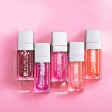 ibcccndc SHEIN X Milania Clear Lip Oil, Long Lasting Hydrating Lip Gloss Tinted Lip Balm Non-Sticky Revitalizing, Transparent Lip Care Oil For Dry Lip