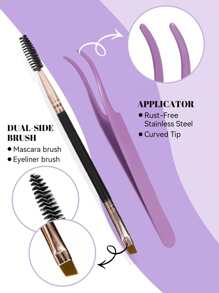 DIY Lash Kit 168 PCS Individual Lash Kit   9-16MIX Lash Kit  Lash Bond And Seal And Lash Remover Lash Brush With Tweezers ( Kit-T50- 9-16MIX )