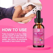 B BEWORTHS B BEWRTHS Sea Moss Liquid Drops - Black Seed Oil & Irish Sea Moss Gel With Ashwagandha, Burdock Root, Bladderwrack, Elderberry, 6X Stronger Seamoss Supplement For Immune, Digestion, Hair Health- Vegan