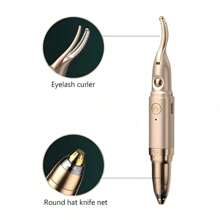 RAF 2-In-1 Electric Eyelash Curler, Hot Shaving Dual-Purpose Eyebrow Trimmer, Trim Eyebrows, Temperature Control, Anti Scalding, Curling And Shaping