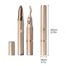 RAF 2-In-1 Electric Eyelash Curler, Hot Shaving Dual-Purpose Eyebrow Trimmer, Trim Eyebrows, Temperature Control, Anti Scalding, Curling And Shaping