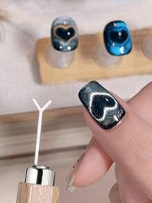 Beautizon Nailartlab 1pc/2Pcs 4 In 1 Strong Cat Eye Gel Nail Magnets, Multi-Function UV Gel Polish Flower Nail Art Tools Magnetic Sticks For Home Salon Manicure DIY,Nail Supplies,Nail Tools,Nail Art Tools,Back To School,Nails,Nail Tools For Press On Nails