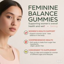 Miriyalyad Vital Source Feminine Balance Gummies - Women's Health Probiotics For PH & Immune Support & Natural Pineapple Flavo Hawaiian Pineapple-60 Gummies