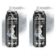 Body Glitter, Body Glitter Spray, Glitter Spray For Hair And Body, Long-Lasting And Quick-Drying Silver Glitter Hairspray Suitable For Stage, Festival Rave And Makeup Prom (2.11 Fl Oz)
