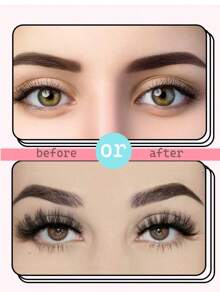 10 Pairs Of Perfect Makeup Faux Mink Eyelashes - Luxurious & Wispy & Fluffy Cat Eye Style, Natural Look Strip Lashes, D Curl, Fragrance-Free, Voluminous Multi-Pair Pack For Dramatic Eye Enhancement