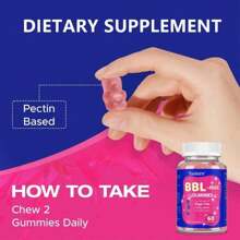 BBL MAX GUMMIES | Sugar Free, BBL-Boost Herbal Butt Enhancement Formula, With Vitamins A, C, E, B6, 60 Gummies