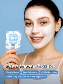 1 Set Moisturizing LAIKOU Milk Glowing Skincare Set,(Rejuvenation Sleeping Mask 3ml *2& Milk Hydrating Toner 100ml & Milk Skin-Softening Serum 17m & Milk Cleanser 50g& Milk Silky Hydrating Mask 25g & Milk Hydrating Mud Mask 5g*2 & Milk Hydrating Triple-Ro