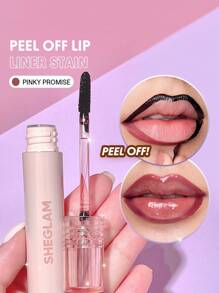 SHEGLAM Fall In Line Peel Off Lip Liner Stain-Pinky Promise Henna Brand Beauty Makeup Face Paint Cosmetic For Women Girls Perfect For Fall Winter Ideal For Y2K Fancy Fashion Suitable For Birthday Christmas Present Party Ready Best Color