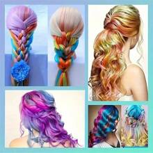 New Hair Chalk Comb Temporary Hair Color Dye For Girls, Washable Hair Chalk For Girls Birthday Christmas New Year Cosplay Hair DIY Party