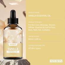 30ml/60ml Plant-Extracted Vanilla Essential Oil With Rich Fragrance And Long-Lasting Fragrance. Body Care, Moisturizing And Nourishing. Beautifully Packaged. Gift Choice. Suitable For Body, Face, And Hair. Can Be Used With Aromatherapy Machine/Aromatherap