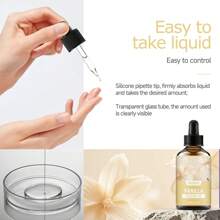 30ml/60ml Plant-Extracted Vanilla Essential Oil With Rich Fragrance And Long-Lasting Fragrance. Body Care, Moisturizing And Nourishing. Beautifully Packaged. Gift Choice. Suitable For Body, Face, And Hair. Can Be Used With Aromatherapy Machine/Aromatherap