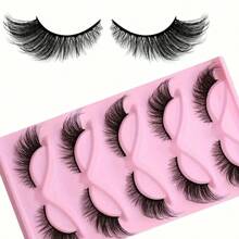 2 Packs Of 10 Pairs Of Long Cat Eye False Eyelashes - Holiday Gift, Slim, Elongated, Thick, And Exaggerated Effects - Reusable Strip-Shaped False Eyelashes, Creating A Charming Makeup Look, Perfect For Mother's Day