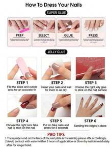 Fashion Manicure Random Delivery!Elevate Your Style With, 24Pcs For Women And Girls, Daily Life And Party Use Nail Supplies Nails