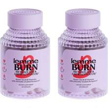 Lemme Burn – Belly Fat Burner & Metabolism Booster For Men & Women – AMPK Activator With Actiponin® Gynostemma, Green Tea Extract, B6 & Methyl B12 – Clean Energy & Fat Loss Support – 60 Veg Capsules (Pack Of 2)