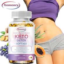 XEMENRY Keto Capsules - Weight Loss And Fat Burning, Ketogenic Diet Support, Energy Boost, Appetite Suppression, Suitable For Men And Women - 120pcs