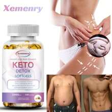 XEMENRY Keto Capsules - Weight Loss And Fat Burning, Ketogenic Diet Support, Energy Boost, Appetite Suppression, Suitable For Men And Women - 120pcs