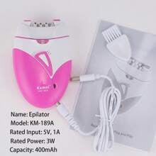 Kemei Brand Km-189A Electric Epilator Lady'S Hair Remove Machine From Hair Root Women'S Hair Scraping Shaver Painless Razor For Body Armpit Leg Bikini Private Part Hair Remove Clean Machine