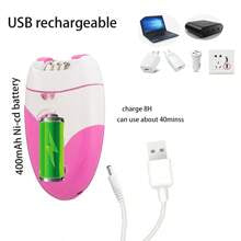 Kemei Brand Km-189A Electric Epilator Lady'S Hair Remove Machine From Hair Root Women'S Hair Scraping Shaver Painless Razor For Body Armpit Leg Bikini Private Part Hair Remove Clean Machine