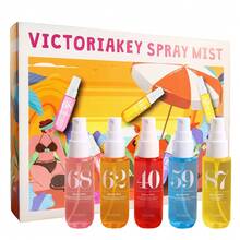 40ml Floral & Fruity & Food Notes Perfume Set, 5 Counts/Set Long Lasting Floral Oriental Fragrance For Women, Daily Use Or Gifts, Perfect For All Occasions Perfume Collection, Floral Scents Perfume, Eau De Toilette