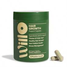 WILLO Hair Growth Support For Women -SupportsThicker, Fuller Hair & Healthy Hair Growth - 30Servings (Pack Of 1)