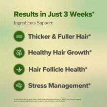 WILLO Hair Growth Support For Women -SupportsThicker, Fuller Hair & Healthy Hair Growth - 30Servings (Pack Of 1)