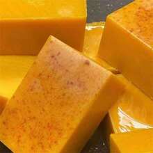 Turmeric & Kojic Soap, Lemon Turmeric & Kojic Acid Brightening Soap, Natural Organic Turmeric Face & Bath Soap Bar For Face & Body, Deep Cleansing & Smoothing Skin