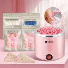 Pink Waxing And Hair Removal Set 200cc Wax Heater 4 Packs