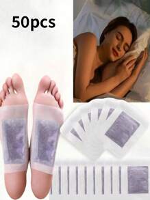 50pcs Lavender Foot Patches - Designed For Deep Acupuncture Point Penetration, Soothing Foot Care, Moisture Wicking, A Must-Have For Foot Care All Year Round, Foot Care Products, Suitable For Daily Use, Bring A Relaxing Foot Bath Experience, And Are The P