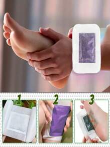 50pcs Lavender Foot Patches - Designed For Deep Acupuncture Point Penetration, Soothing Foot Care, Moisture Wicking, A Must-Have For Foot Care All Year Round, Foot Care Products, Suitable For Daily Use, Bring A Relaxing Foot Bath Experience, And Are The P