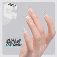 Portable Mini Nail Dryer Lamp, USB Rechargeable Nail Gel Curing Light, For Gel Polish & Nail Art, Suitable For Home DIY